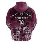 personalised-sea-eagles-rugby-hoodie-aboriginal-mix-polynesian-pattern