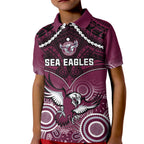 personalised-sea-eagles-rugby-kid-polo-shirt-aboriginal-mix-polynesian-pattern