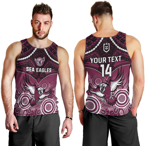personalised-sea-eagles-rugby-men-tank-top-aboriginal-mix-polynesian-pattern