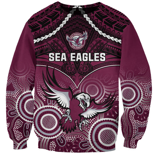 personalised-sea-eagles-rugby-sweatshirt-aboriginal-mix-polynesian-pattern