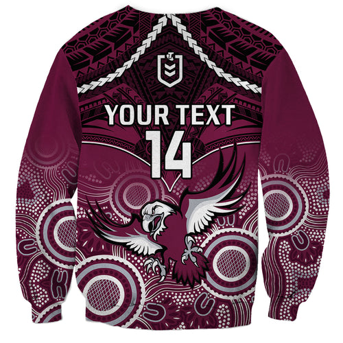 personalised-sea-eagles-rugby-sweatshirt-aboriginal-mix-polynesian-pattern