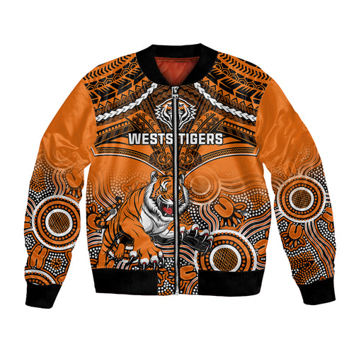 tigers-rugby-bomber-jacket-aboriginal-mix-polynesian-pattern
