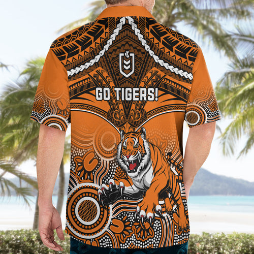 tigers-rugby-hawaiian-shirt-aboriginal-mix-polynesian-pattern