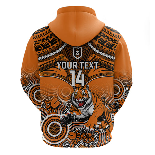 personalised-tigers-rugby-hoodie-aboriginal-mix-polynesian-pattern