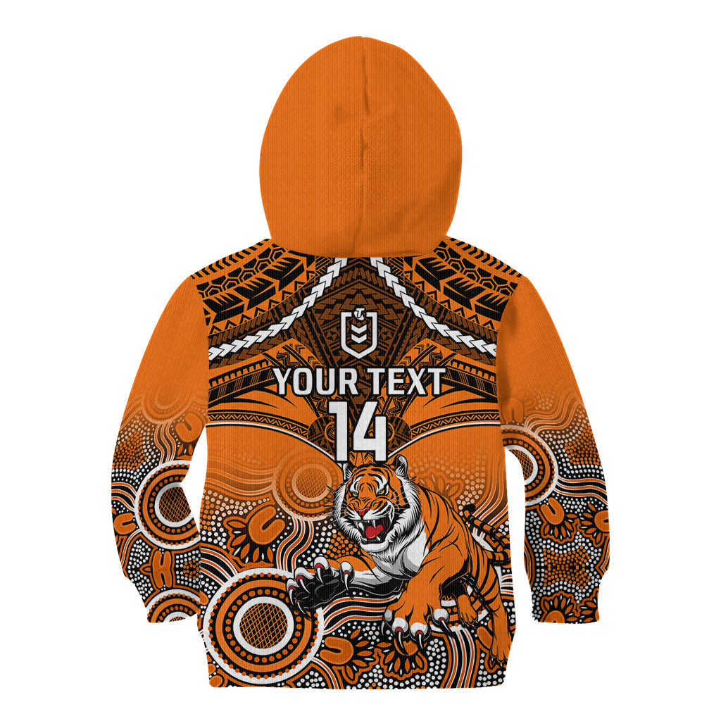 personalised-tigers-rugby-kid-hoodie-aboriginal-mix-polynesian-pattern