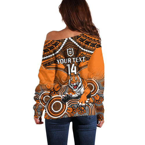 personalised-tigers-rugby-off-shoulder-sweater-aboriginal-mix-polynesian-pattern