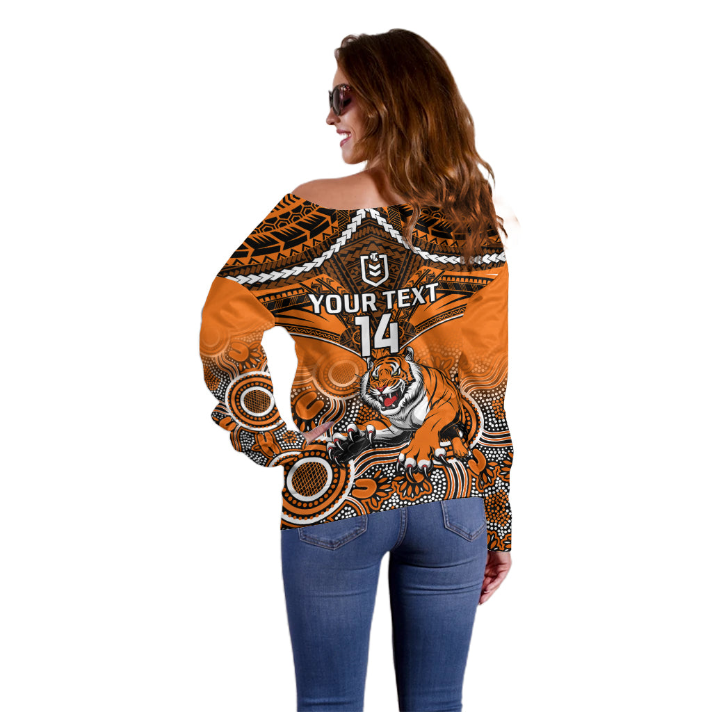 personalised-tigers-rugby-off-shoulder-sweater-aboriginal-mix-polynesian-pattern