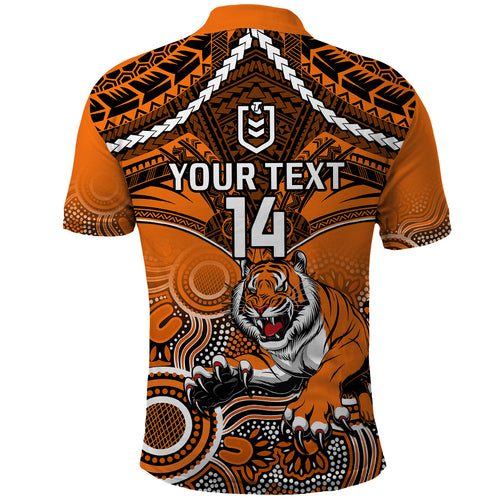 personalised-tigers-rugby-polo-shirt-aboriginal-mix-polynesian-pattern