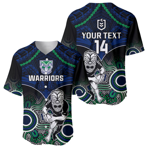 personalised-warriors-rugby-baseball-jersey-nz-aboriginal-mix-polynesian-pattern
