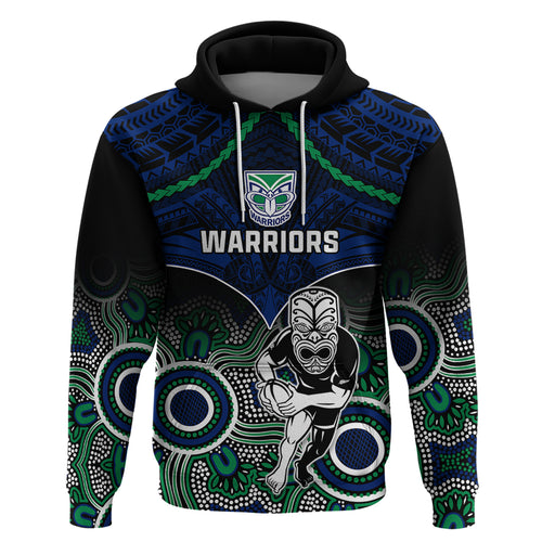 personalised-warriors-rugby-hoodie-nz-aboriginal-mix-polynesian-pattern