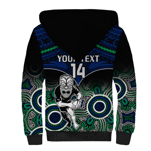personalised-warriors-rugby-sherpa-hoodie-nz-aboriginal-mix-polynesian-pattern