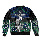 personalised-warriors-rugby-sleeve-zip-bomber-jacket-nz-aboriginal-mix-polynesian-pattern