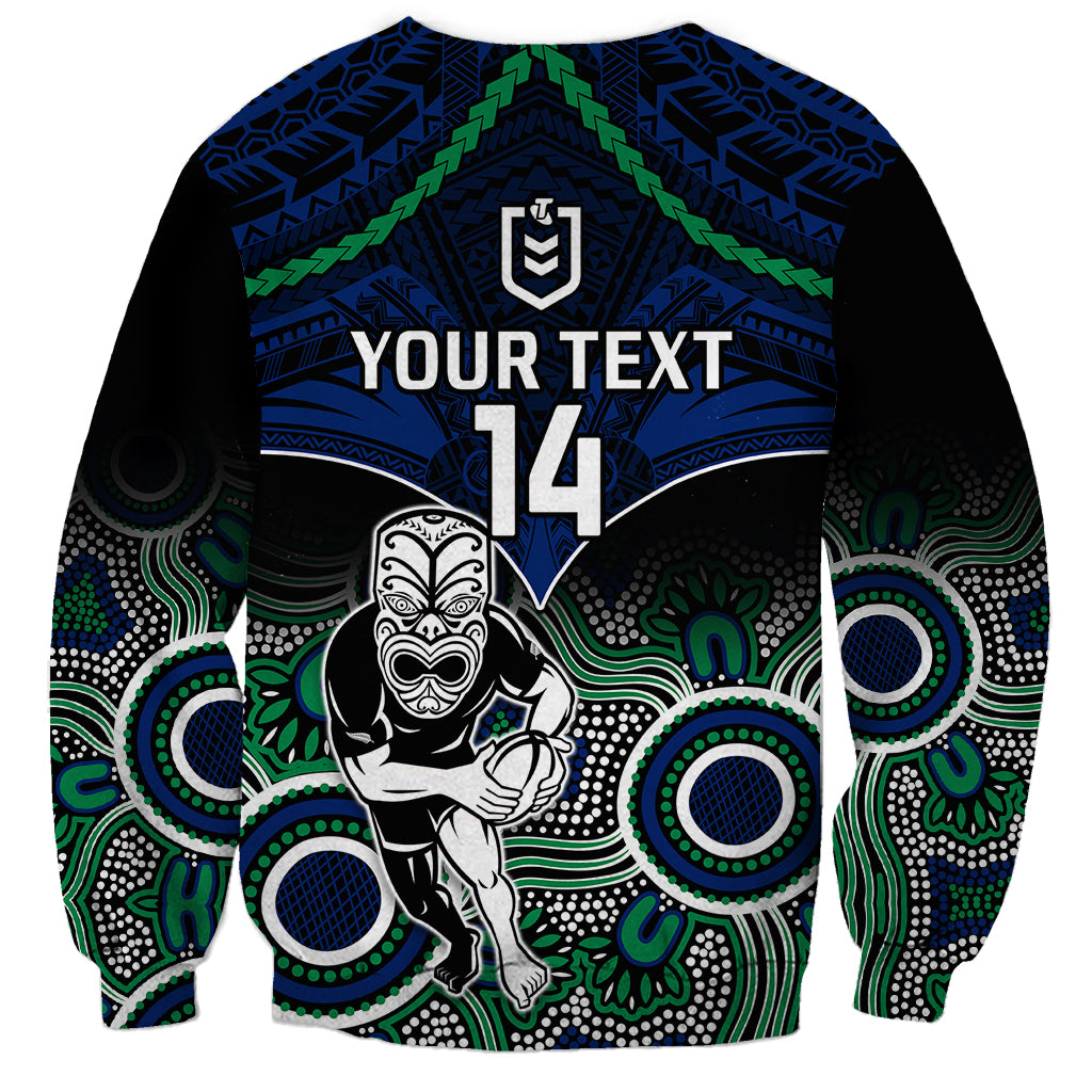 personalised-warriors-rugby-sweatshirt-nz-aboriginal-mix-polynesian-pattern