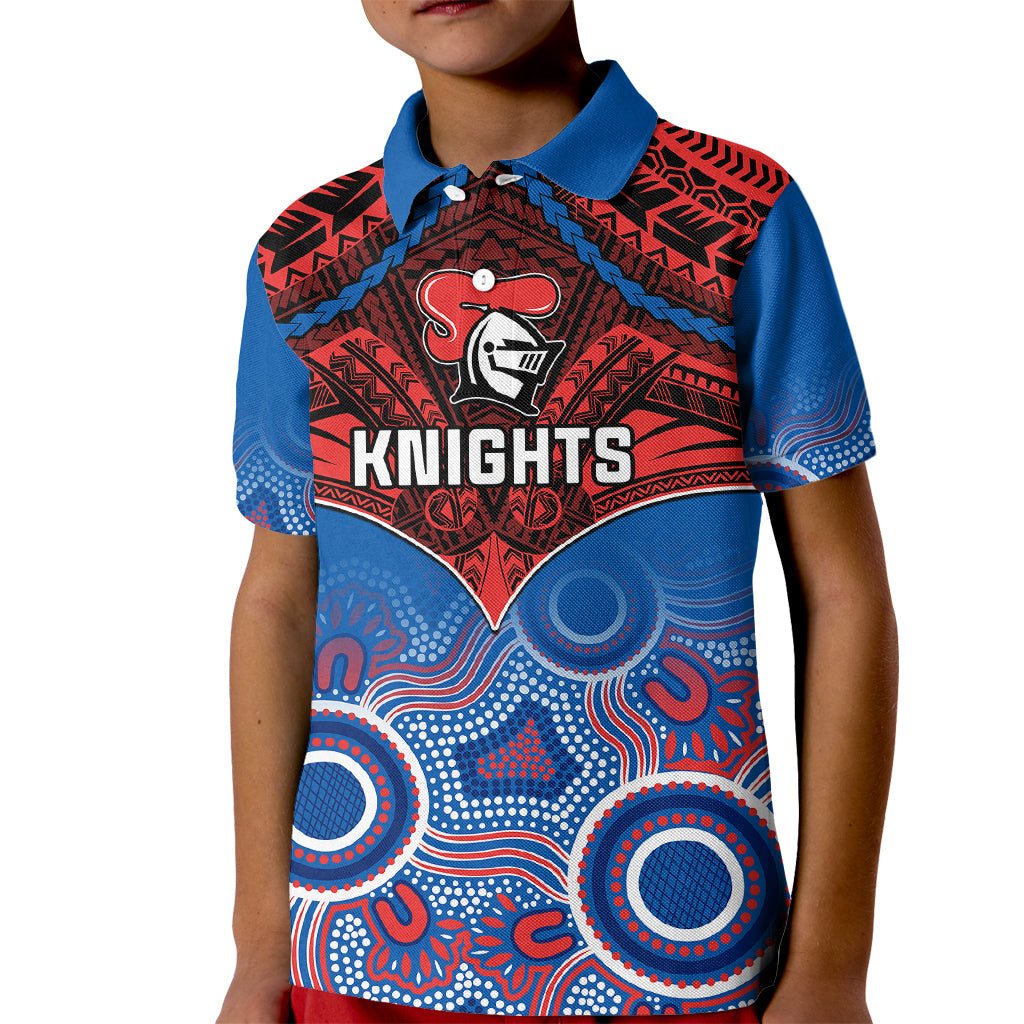 knights-rugby-kid-polo-shirt-aboriginal-mix-polynesian-pattern