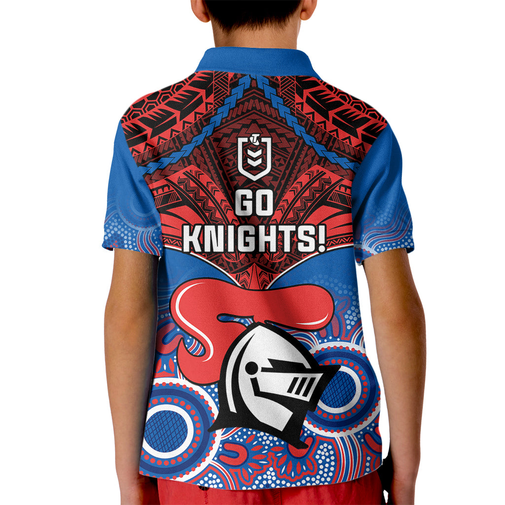 knights-rugby-kid-polo-shirt-aboriginal-mix-polynesian-pattern