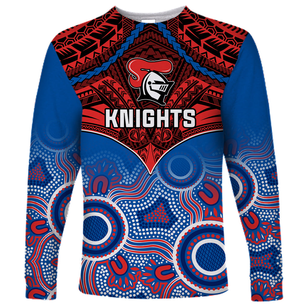 knights-rugby-long-sleeve-shirt-aboriginal-mix-polynesian-pattern