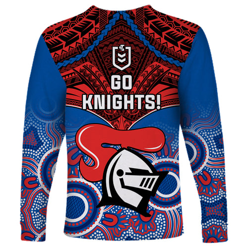 knights-rugby-long-sleeve-shirt-aboriginal-mix-polynesian-pattern
