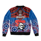 knights-rugby-sleeve-zip-bomber-jacket-aboriginal-mix-polynesian-pattern