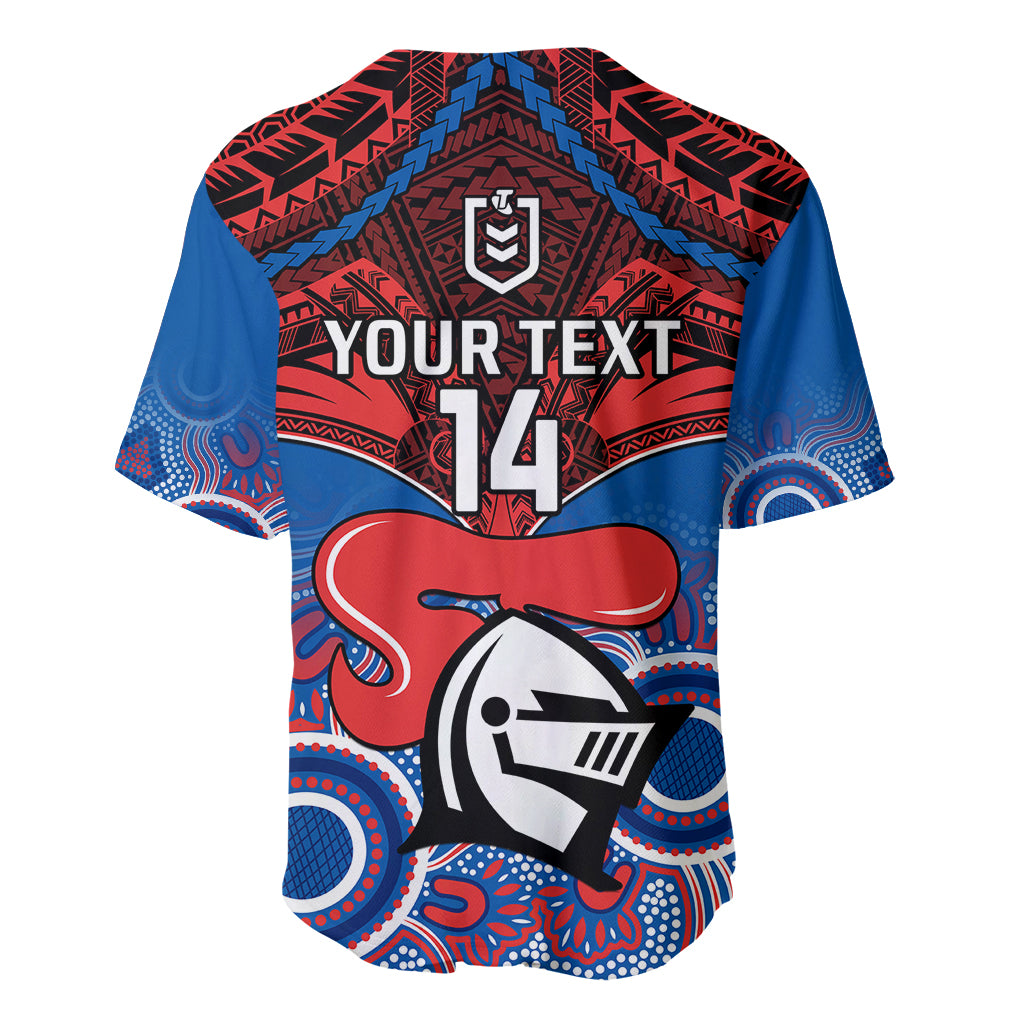 personalised-knights-rugby-baseball-jersey-aboriginal-mix-polynesian-pattern