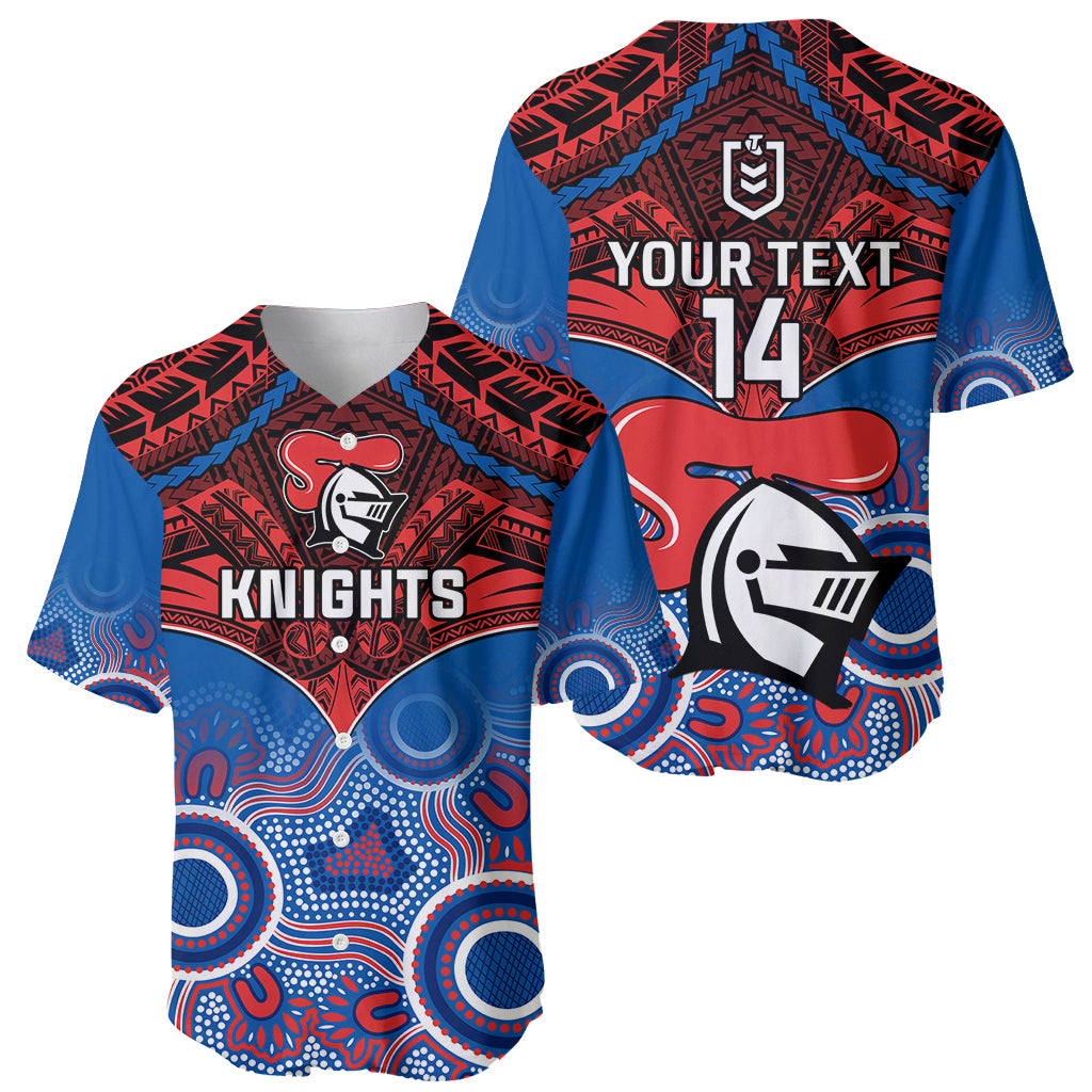 personalised-knights-rugby-baseball-jersey-aboriginal-mix-polynesian-pattern
