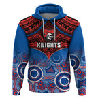 personalised-knights-rugby-hoodie-aboriginal-mix-polynesian-pattern