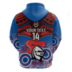personalised-knights-rugby-hoodie-aboriginal-mix-polynesian-pattern