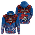 personalised-knights-rugby-hoodie-aboriginal-mix-polynesian-pattern