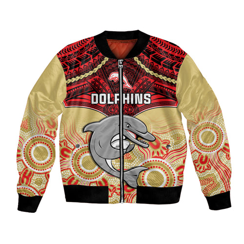 dolphins-rugby-bomber-jacket-aboriginal-mix-polynesian-pattern