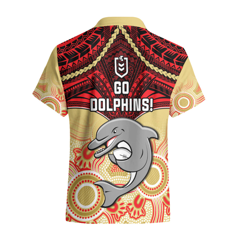 dolphins-rugby-hawaiian-shirt-aboriginal-mix-polynesian-pattern