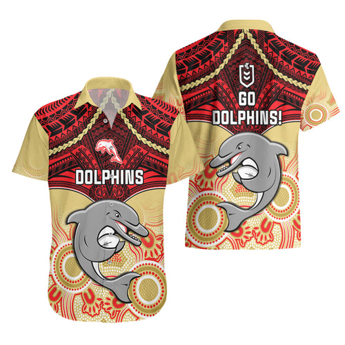 dolphins-rugby-hawaiian-shirt-aboriginal-mix-polynesian-pattern