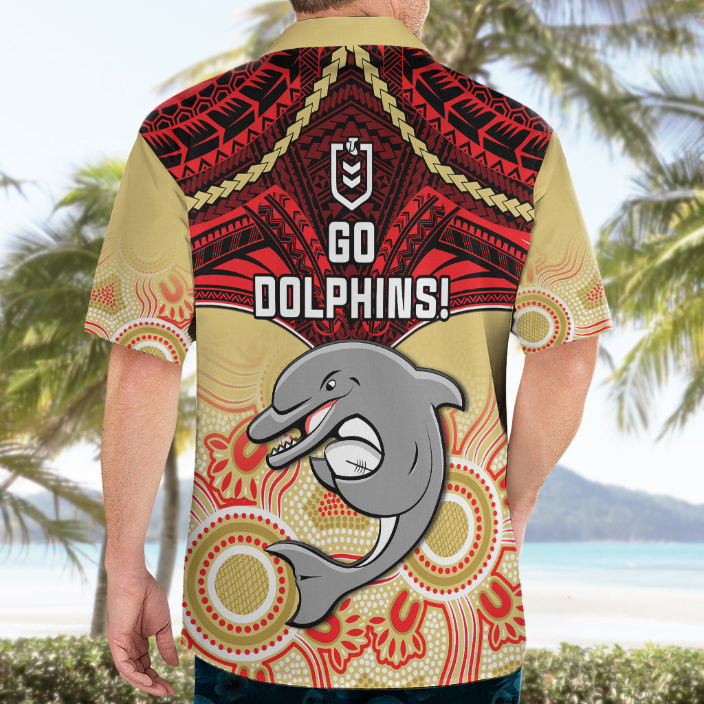 dolphins-rugby-hawaiian-shirt-aboriginal-mix-polynesian-pattern