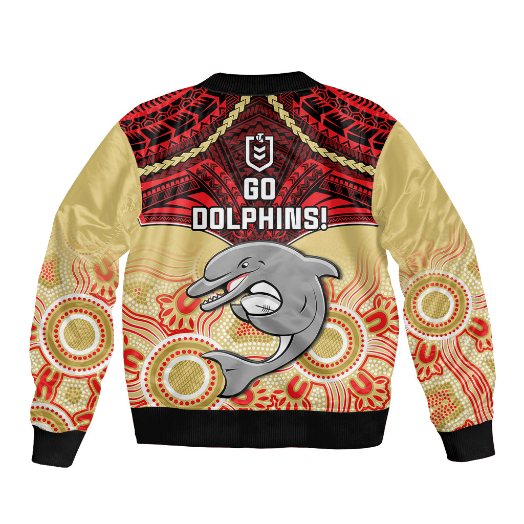 dolphins-rugby-sleeve-zip-bomber-jacket-aboriginal-mix-polynesian-pattern