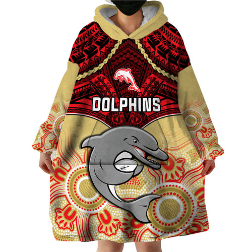 dolphins-rugby-wearable-blanket-hoodie-aboriginal-mix-polynesian-pattern