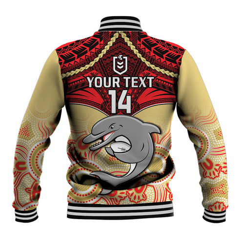 personalised-dolphins-rugby-baseball-jacket-aboriginal-mix-polynesian-pattern