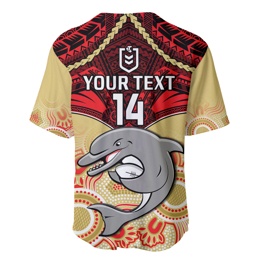 personalised-dolphins-rugby-baseball-jersey-aboriginal-mix-polynesian-pattern