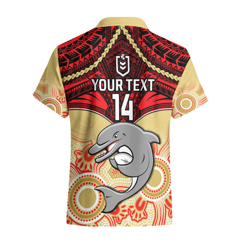 personalised-dolphins-rugby-hawaiian-shirt-aboriginal-mix-polynesian-pattern