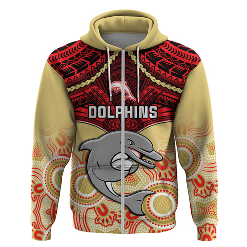 personalised-dolphins-rugby-hoodie-aboriginal-mix-polynesian-pattern