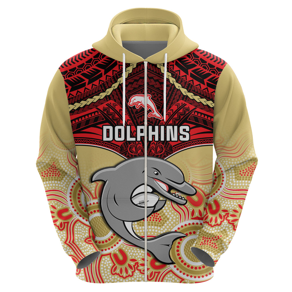 personalised-dolphins-rugby-hoodie-aboriginal-mix-polynesian-pattern