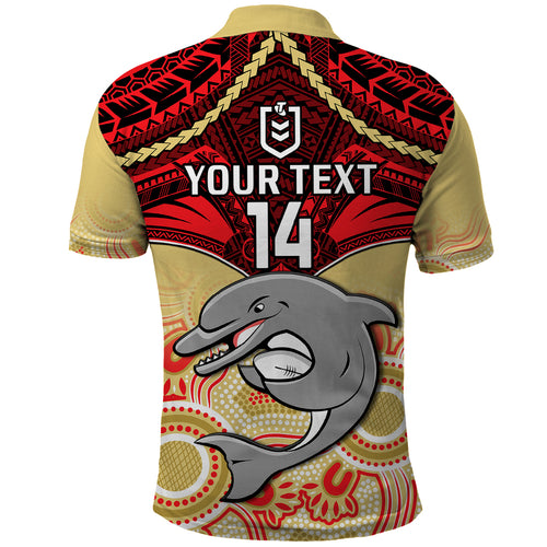 personalised-dolphins-rugby-polo-shirt-aboriginal-mix-polynesian-pattern