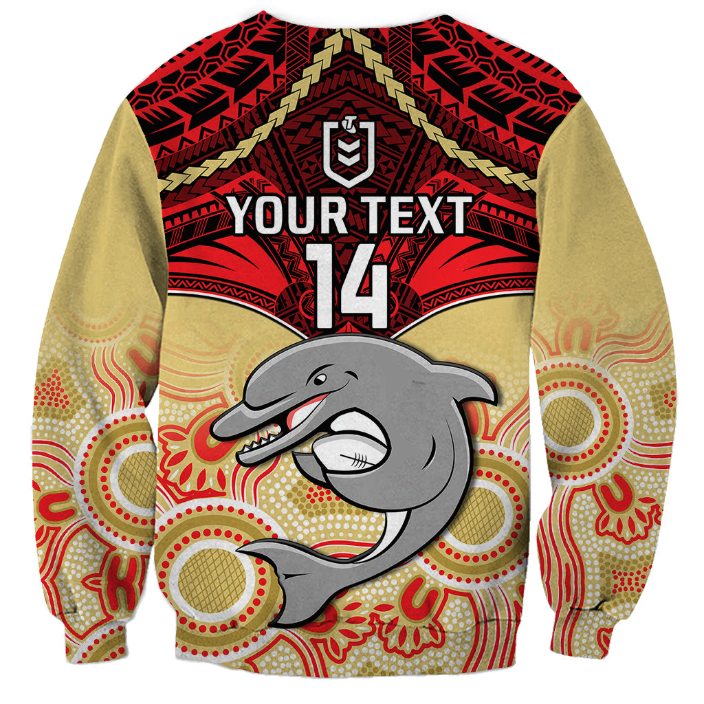 personalised-dolphins-rugby-sweatshirt-aboriginal-mix-polynesian-pattern