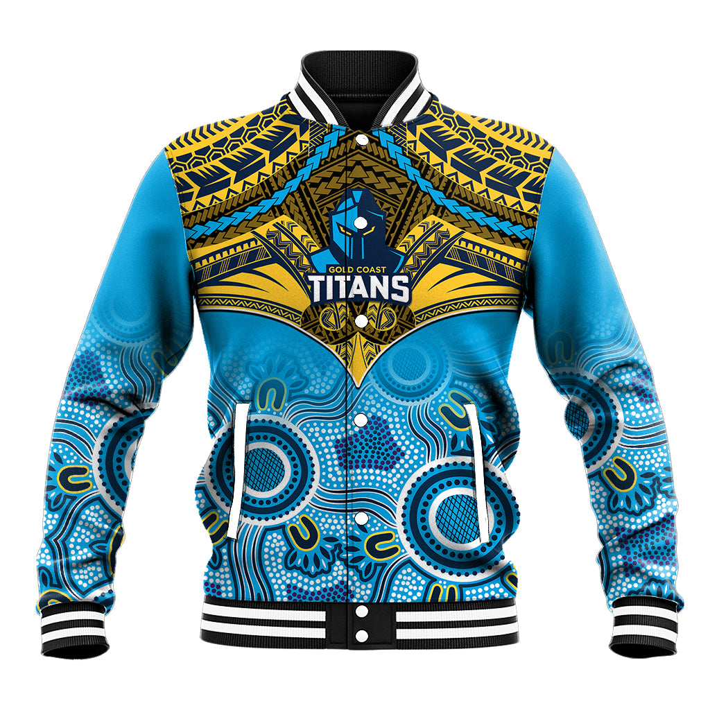 personalised-titans-rugby-baseball-jacket-aboriginal-mix-polynesian-pattern
