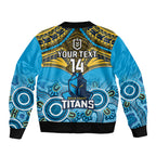 personalised-titans-rugby-bomber-jacket-aboriginal-mix-polynesian-pattern