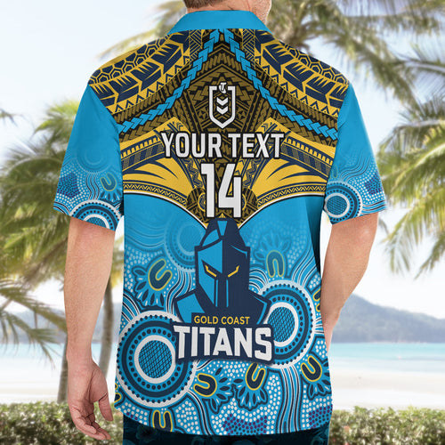 personalised-titans-rugby-hawaiian-shirt-aboriginal-mix-polynesian-pattern