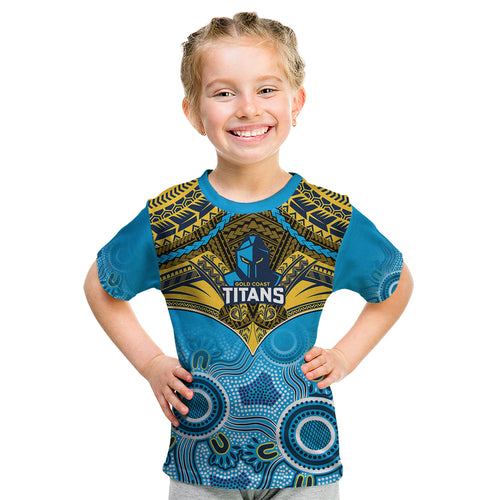personalised-titans-rugby-kid-t-shirt-aboriginal-mix-polynesian-pattern