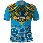 personalised-titans-rugby-polo-shirt-aboriginal-mix-polynesian-pattern