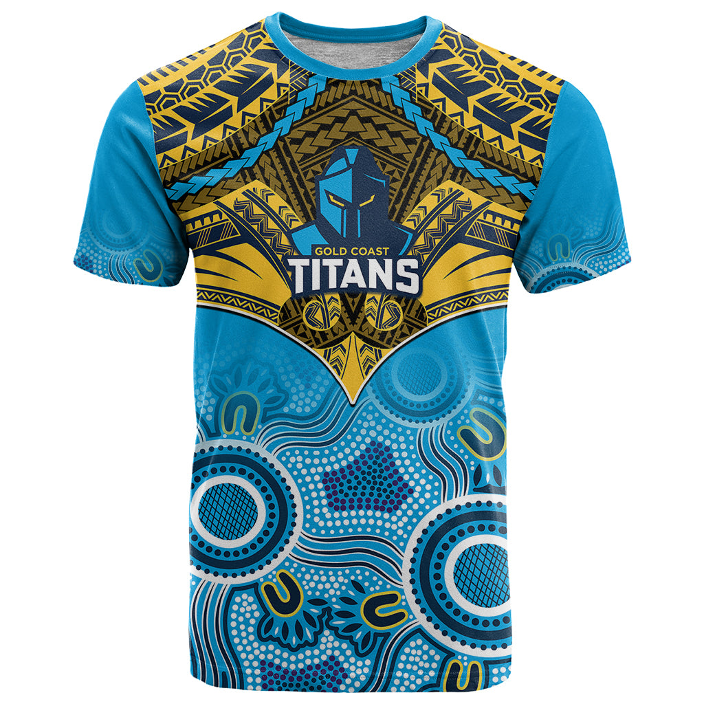 personalised-titans-rugby-t-shirt-aboriginal-mix-polynesian-pattern