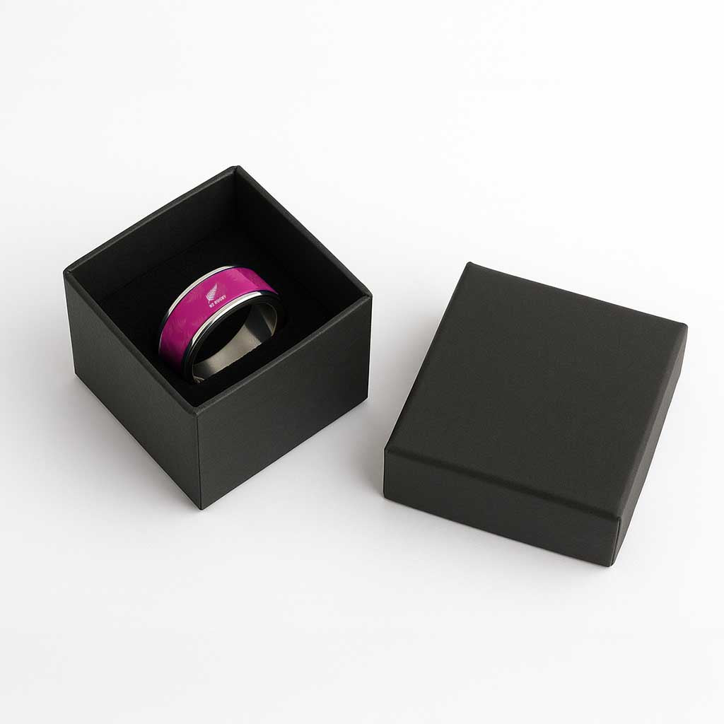 New Zealand Silver Fern Rugby Classic Ring Go Aotearoa Champions Pink - Aussie Hoodie