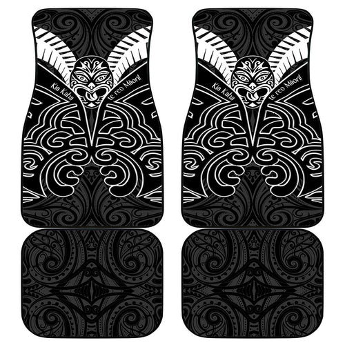 Kia Kaha Te Reo Maori Car Mats Aotearoa Hei Tiki With Hongi