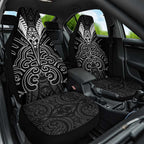 Kia Kaha Te Reo Maori Car Seat Cover Aotearoa Hei Tiki With Hongi