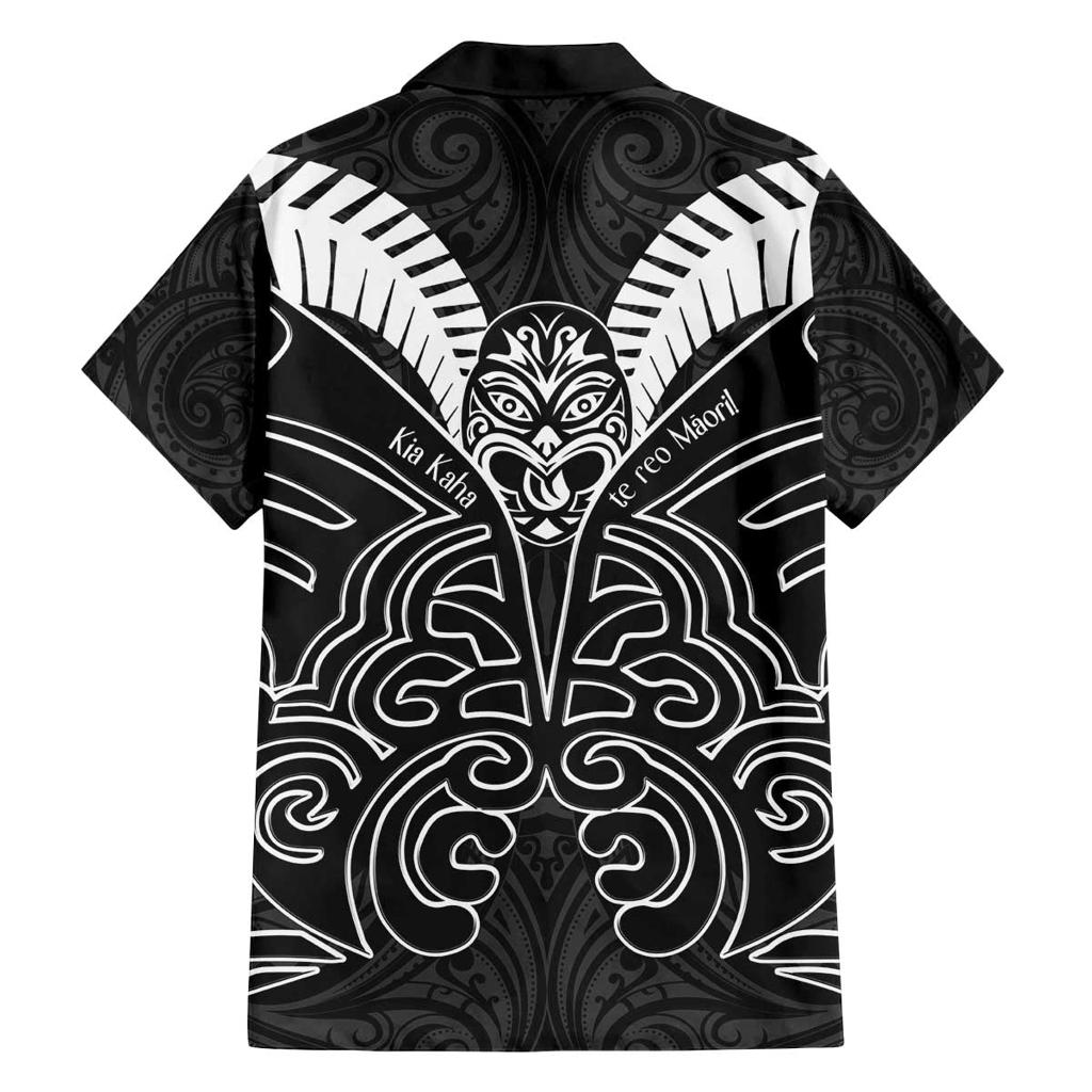 Kia Kaha Te Reo Maori Family Matching Puletasi and Hawaiian Shirt Aotearoa Hei Tiki With Hongi